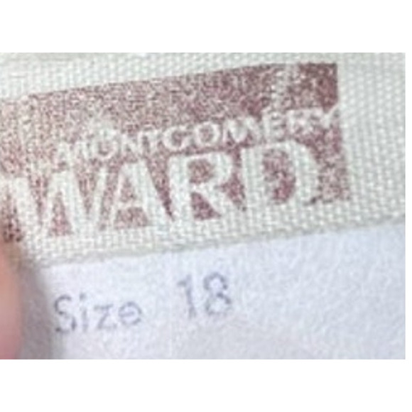 Vintage Brown Floral Montgomery Ward Blouse 18 - Picture 3 of 7